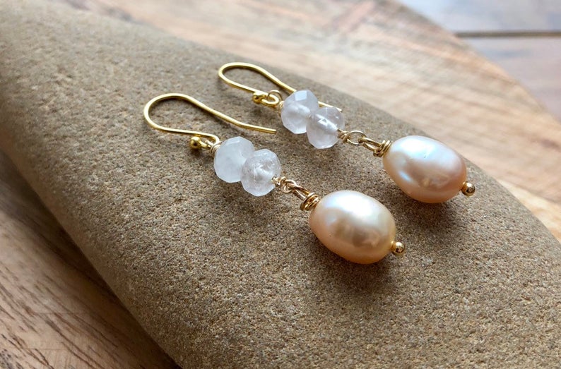 Rosé Earrings